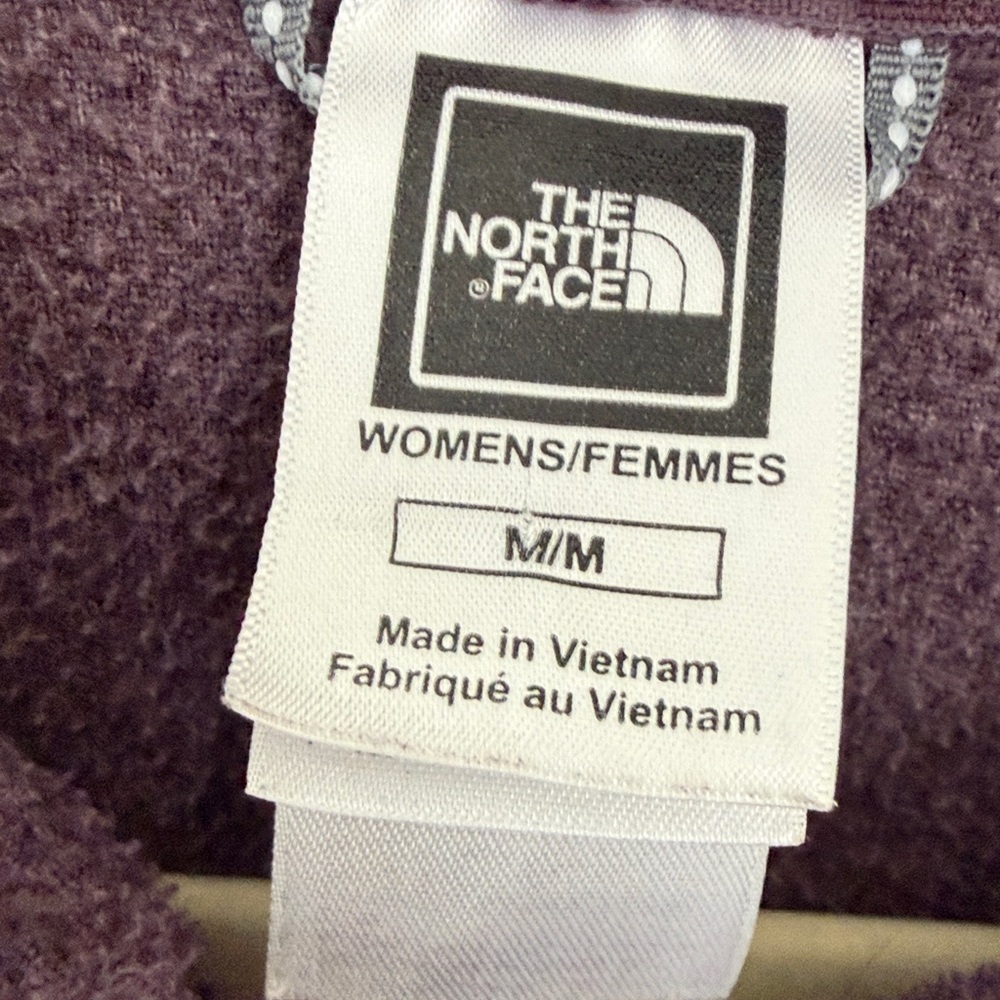 The North Face Women's TKA 100 Grape Fleece Full Zip Hoodie - Size Medium - Picture 3 of 12